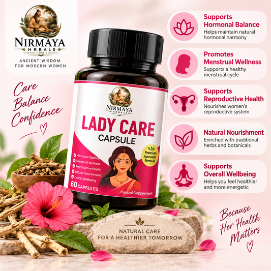 Nirmaya Lady Care Capsule | Women's Herbal Wellness Supplement | 60 Capsules