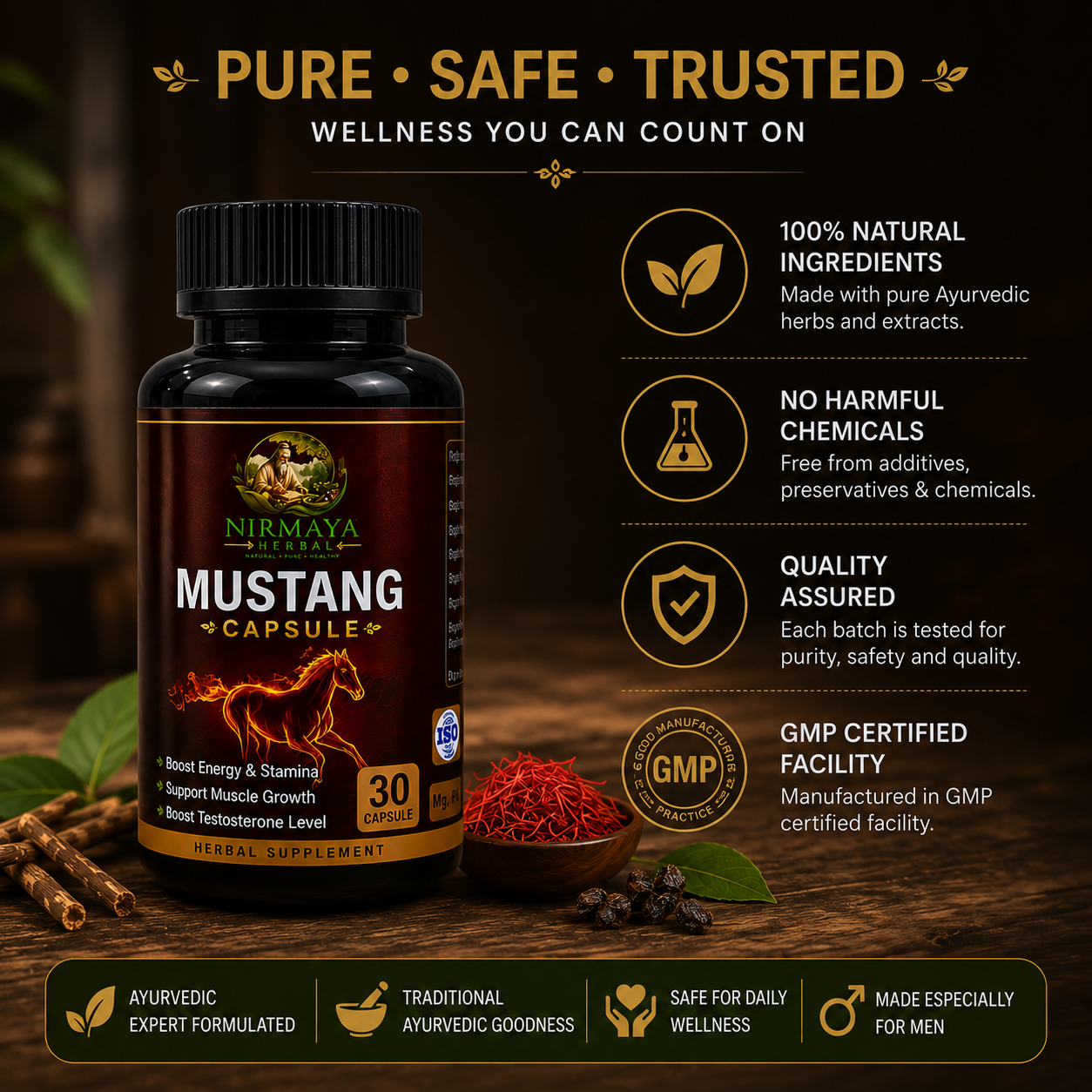 Nirmaya Herbal Mustang Capsule (30 Capsule)