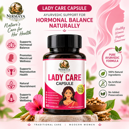 Nirmaya Lady Care Capsule | Women's Herbal Wellness Supplement | 60 Capsules