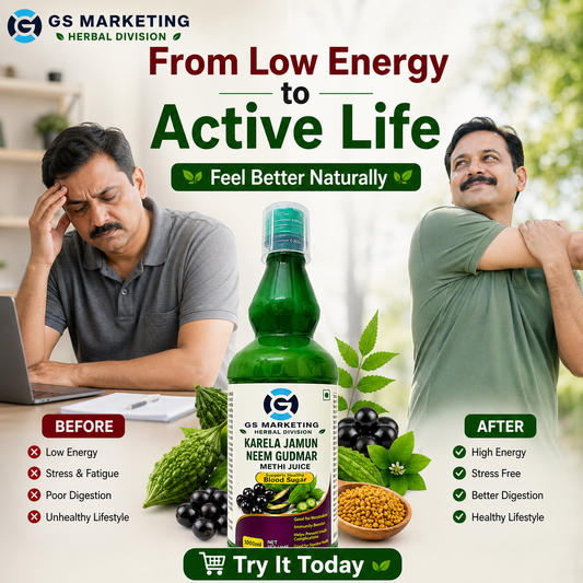 Karela Jamun Neem Gudmar Methi Juice – Ayurvedic Support for Blood Sugar Balance & Metabolism